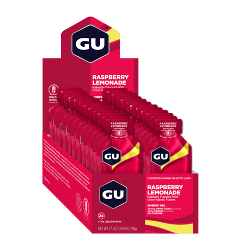 Gel GU Raspberry Lemonade Box 24 unidades
