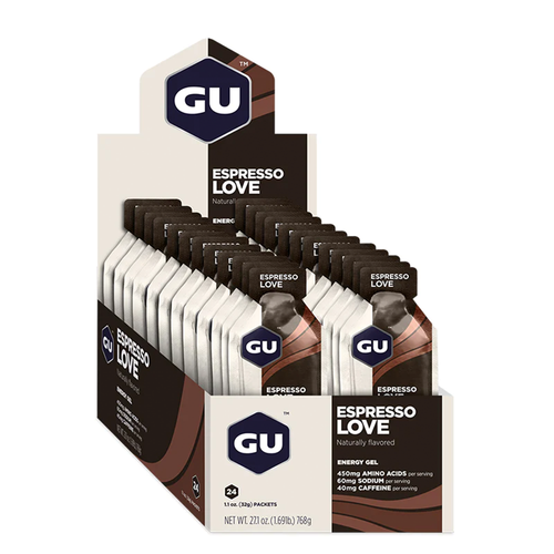 Gel GU Espresso Love Box 24 unidades